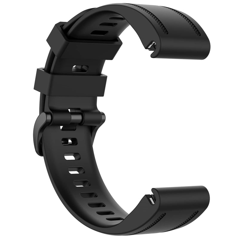 MOTONG for Garmin Fenix 7S Replacement Band with Quick Fit - Silicone Replacement Wrist Band Strap For Garmin Fenix 7S 6S Pro/ 6S/ 5S/5S Plus / Instinct 2s Black - BeesActive Australia
