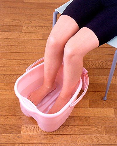 Inomata Foot Detox Massage Spa Bucket, Pink - BeesActive Australia