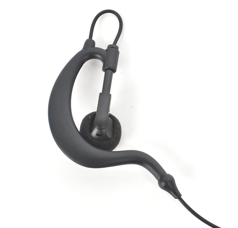 [AUSTRALIA] - G Shape Soft Ear Hook Earpiece Headset 3.5mm Plug Ear Hook Listen Only Ham Radio Earpiece/Headset HYS TC-617 Receiver/Listen Only Earpiece for 2-Way Motorola Icom Radio Transceivers 