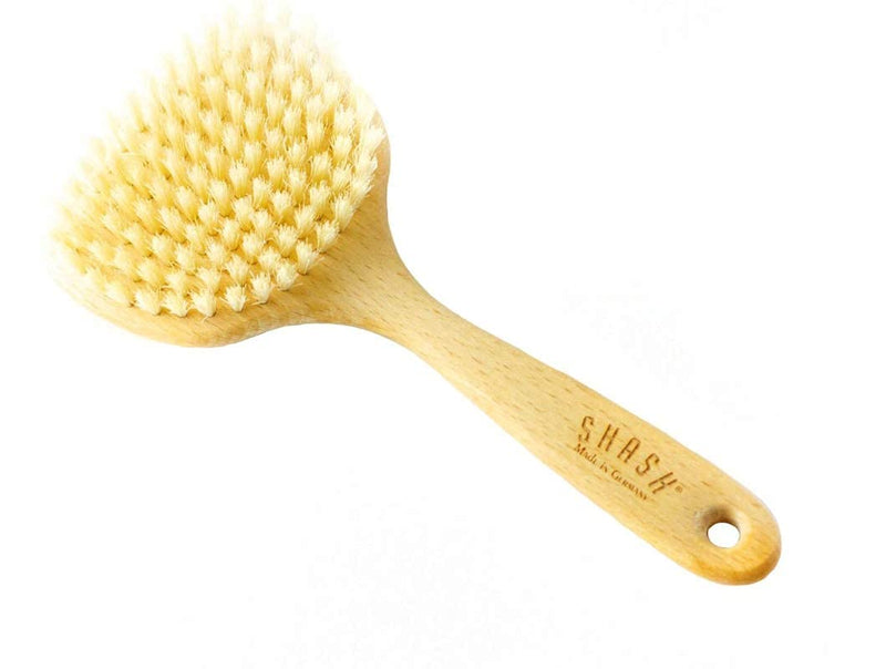 Since 1869 Hand Made in Germany - Smooth 100% Boar Bristle Body Brush, Gently Exfoliates Skin for a Softer, Smoother Complexion, Dry Brush Body Scrubber Promotes Circulation for a Healthy Glow - BeesActive Australia