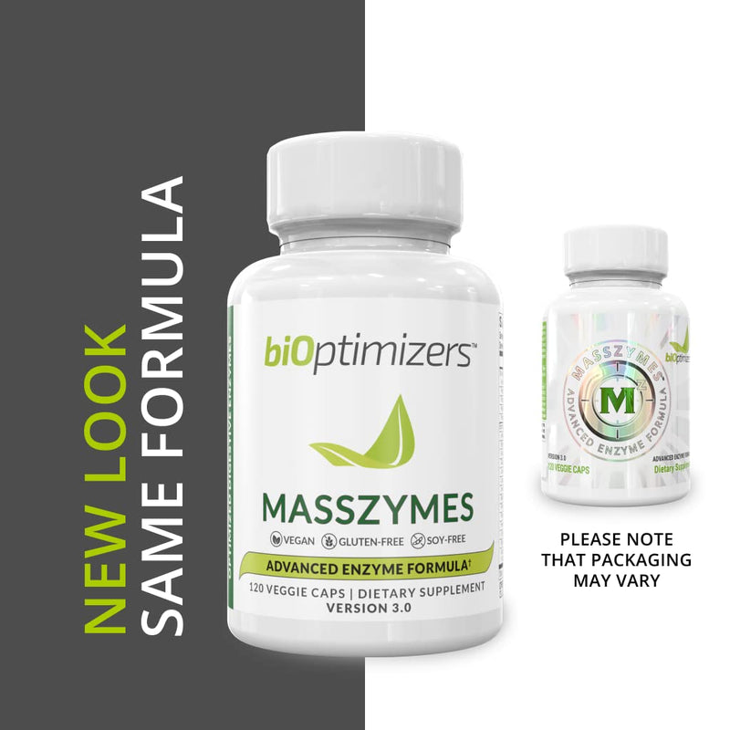 MassZymes - Digestive Enzyme Supplement - with Proteolytic Enzymes (120 Capsules) 120 Count (Pack of 1) - BeesActive Australia