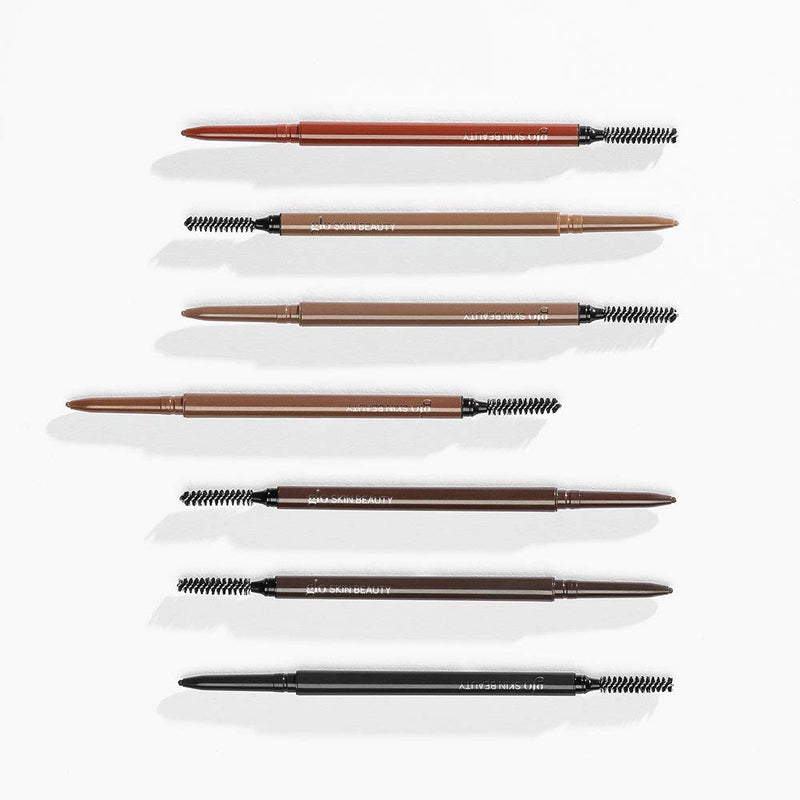 Glo Skin Beauty Precise Micro Browliner in Ash - Fine Tip Precision Eyebrow Pencil - 6 Shades, Mineral Eye Brow Filler - BeesActive Australia