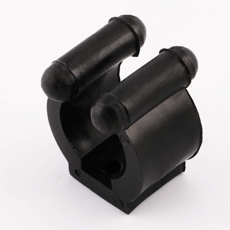 [AUSTRALIA] - Very Big Size 24 PCS Billiards Snooker Cue Locating Clip Holder Regular Fishing Rod Storage Clips Black for Pool Cue Racks,Holding Hole Size 2.3cm/0.95", Or usesd for Fishing Rod Storage Rack 