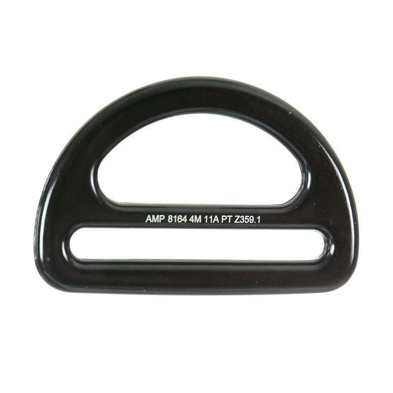 Fusion Climb Bretta Aluminum Slotted Light Weight D-Ring for 3 1/4" Webbing Black, INDUSTRAL Equipment, Climbing Purpose (FP-8164-BLK) - BeesActive Australia