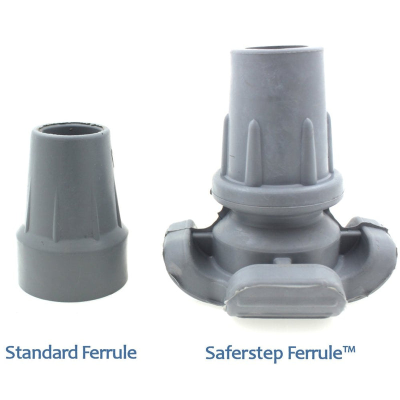 Lifeswonderful - Pair of 22mm 7/8" Large Rubber Crutch Tips Foot Ferrules for Greater Stability - BeesActive Australia