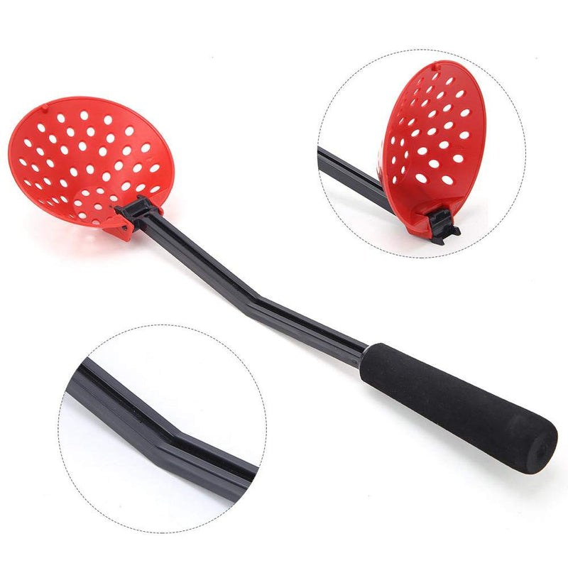 Alomejor 2pcs Winter Ice Fishing Scoop Plastic Outdoor Fishing Tackle Accessories Foldable Fishing Scoop with EVA Non Slip Handle - BeesActive Australia