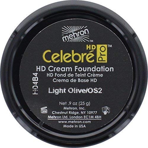 Mehron Makeup Celebre Pro-HD Cream Face & Body Makeup (.9 oz) (LIGHT OLIVE) Light Olive - BeesActive Australia