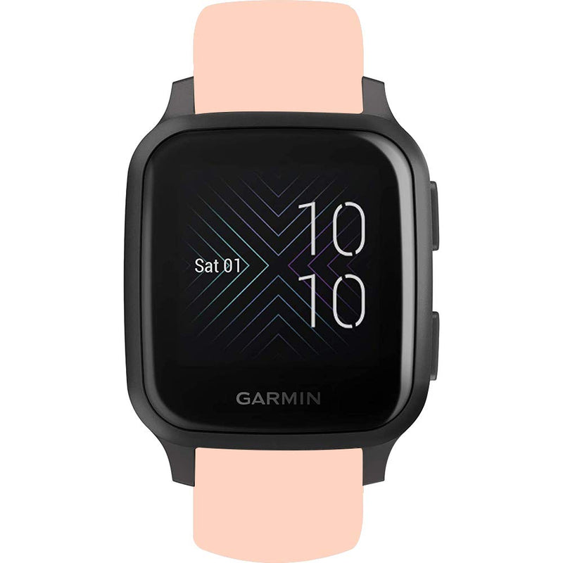 Compatible for Garmin Venu Sq Band, Youkei Sport Silicone Replacement Strap for Garmin Venu Sq Smartwatch (Pink) Pink - BeesActive Australia