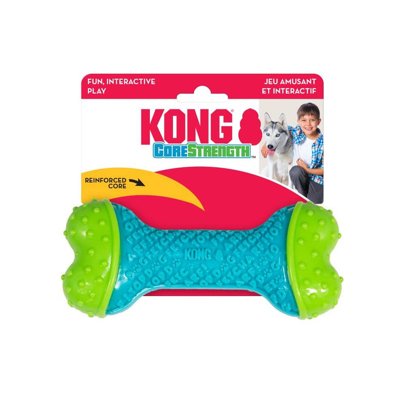 KONG - CoreStrength Ball - Long Lasting Dog Dental and Chew Toy Medium/Large Bone Standard Packaging - BeesActive Australia