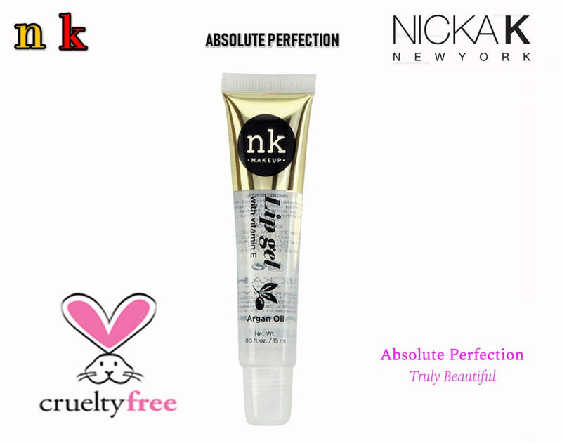 Nicka K New York Set of 2 Lightweight Heals & Soothes Chapped Lips - Lip Gloss Gel Set of 2 - ARGAN OIL - RAINBOW - BeesActive Australia