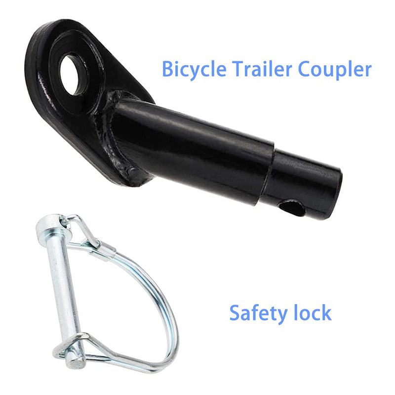 Bicycle Rear Racks Coupler Hitch Connector Attachment Angled Elbow for Instep & Schwinn Bike Trailers, Child, Cargo, Pet Bike Trailers Cycling Rear Carrier Mount Adapter Accessories Steel - BeesActive Australia