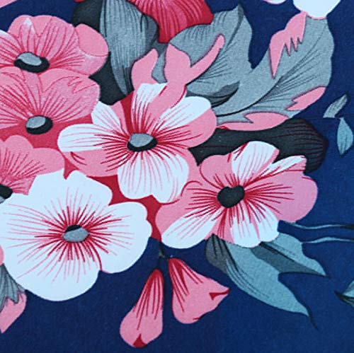 Adult Bibs Waterproof Washable Dining Bibs Reusable Clothing Protector fit for The Elderly,Patient (Hibiscus) Hibiscus - BeesActive Australia