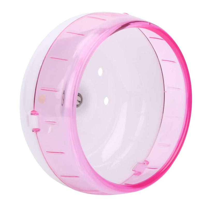 Hamster Running Toy, Plastic Exercise Wheel Super Silent Roller Exercise Running Wheel Toy Rest House Nest Play Toy for Gerbils Chinchillas Hedgehogs Other Small Animals(Pink) pink - BeesActive Australia