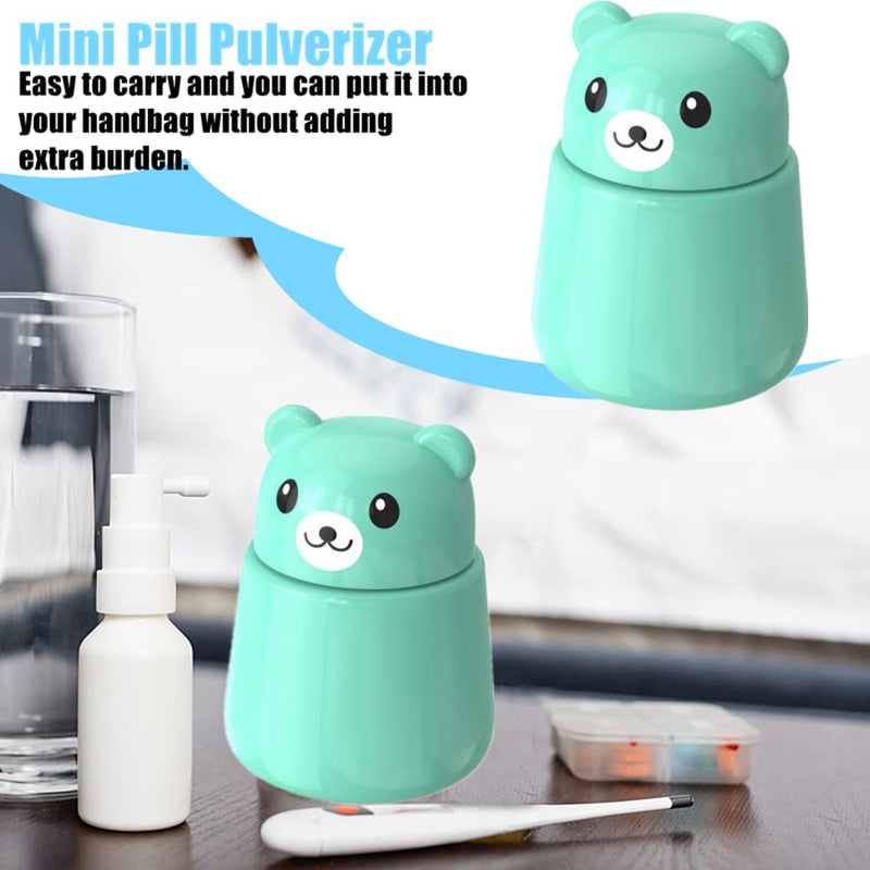 Crush Pill Crusher and Grinder,Lovely Bear Shape Pill Grinders Pill Crusher Medicine Grinder for Home Use - BeesActive Australia