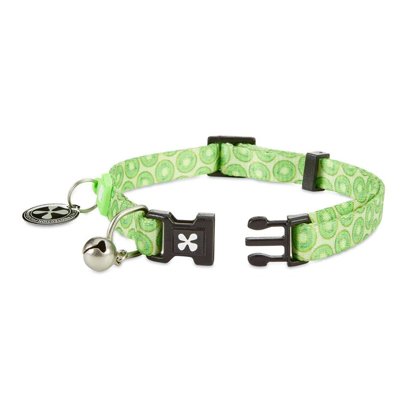 Max & Molly Classic Adjustable Smart ID Fashion Cat Collar with Safety Bell and Breakaway Buckle Kiwis - BeesActive Australia