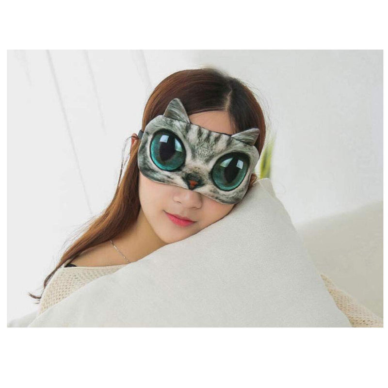 Blocks Light Beauty Cute 3d Sleep Eye Mask Soft Eyeshade for Sleeping & Travel Sleep Mask For A Full Night's Sleep(Butterfly Cat) - BeesActive Australia