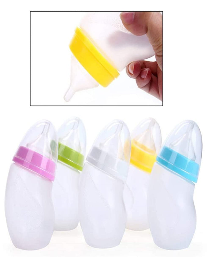 Pet Feeding Bottle - Nurser Bottle for Baby Small Cats Dogs, Professional Feeding Nipple Bottle for Kitten Puppy Small Animals, 180ML, Random Color - BeesActive Australia