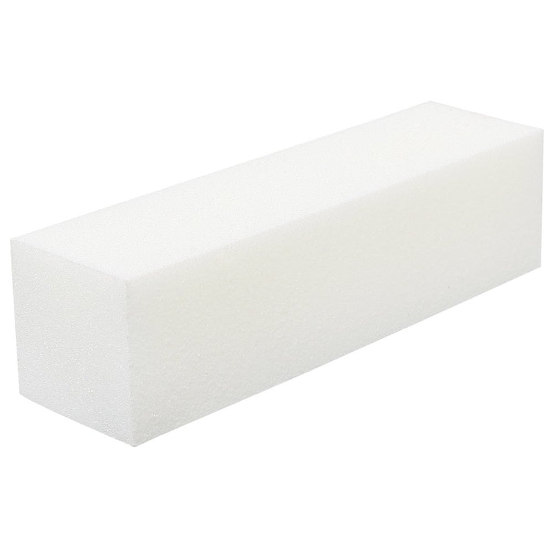 ForPro Professional Collection Super White Buffing Block, 180/240 Grit, Four-Sided Manicure & Pedicure Nail Buffer, 3.75” L x 1” W x 1” H, 20Count - BeesActive Australia