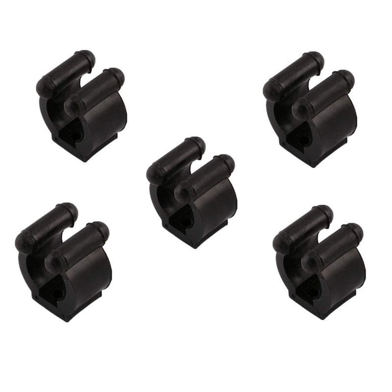 QYM 10 Pieces Billiards Snooker Cue Clips Cue Clamps Fishing Rod Clip Holder fit for Pool Cues Rack Storage - BeesActive Australia