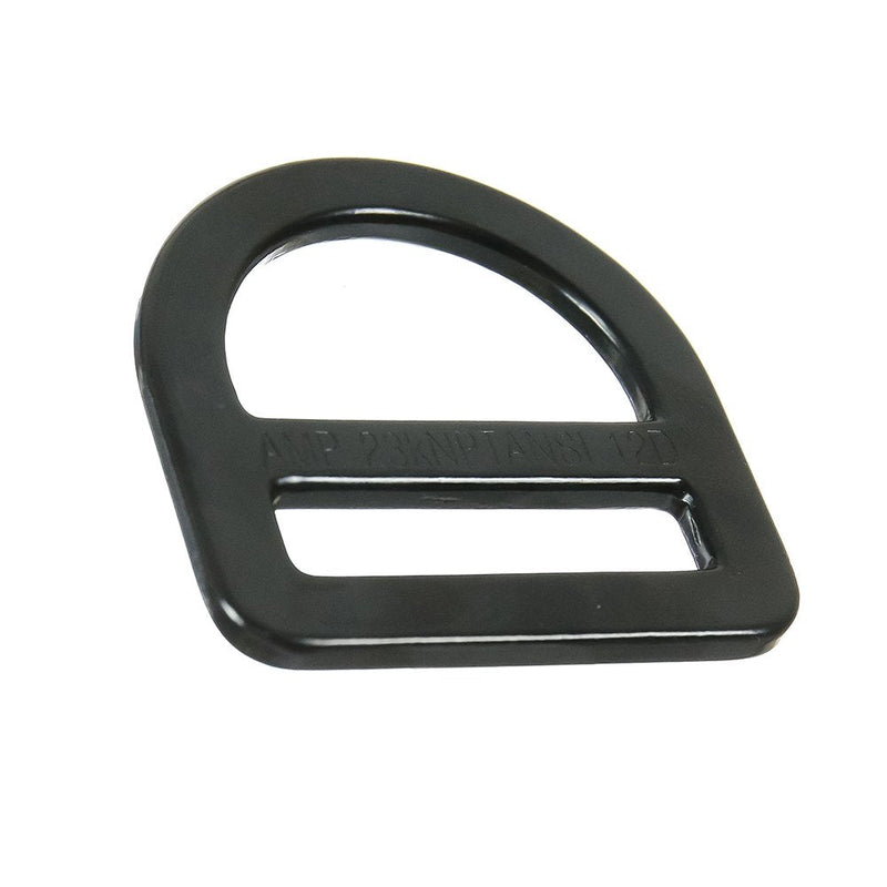 Fusion Climb Kendo Carbon Steel Drop Forged Single Slotted D-Ring Black MBS 23KN 10-Pack - BeesActive Australia