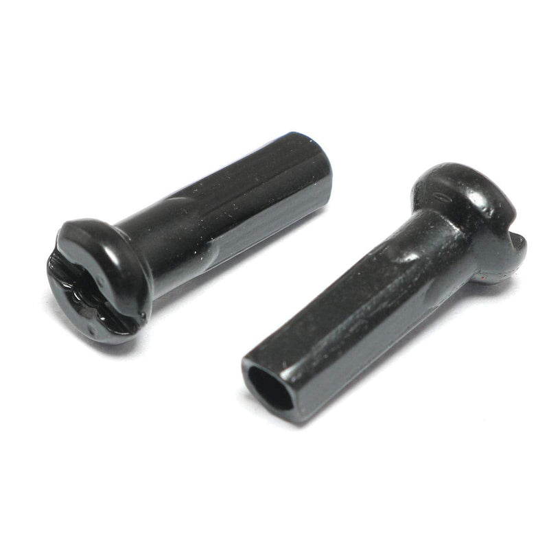 Pro Bamboo Kitchen 36pcs Mountain Bike Spoke Cap Black Carbon Steel Bicycle Spoke Cap 14G Nipple for 2mm Diameter Spokes - BeesActive Australia
