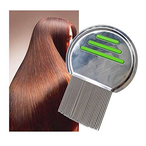 Lice Comb Stainless Steel Professional Lice Combs and Head Lice Treatment to Effectively Get Rid of Hair Lice and Nits, Best Results for Infection and Re-Infection in Kids & Adults ((Pack of 1)) 1 Count (Pack of 1) - BeesActive Australia