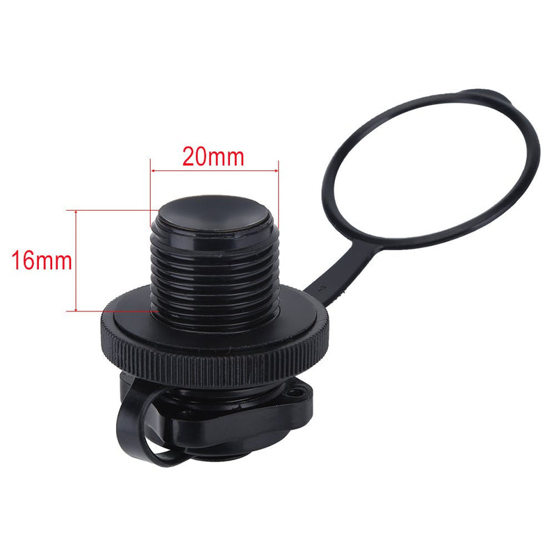 Alomejor Inflatable Boat Air Valve Screw 2pcs Valve Air Valve Replacement for Inflatable Boat Jilong Fishing Boat Airbed Raft - BeesActive Australia
