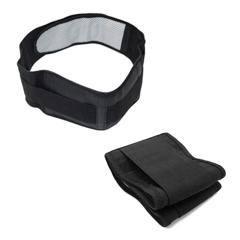 Cyancld Magnetic Self-Heat Lower Back Brace Belt Waist Belt Adjustable Lumbar for Pain Relief - BeesActive Australia