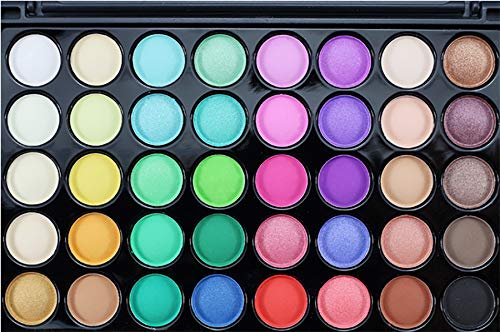 BesYouSel 1PCS Eyeshadow Makeup Palette 40 Colorful Matte Pearlescent Eyeshadow Palette Highly Pigmented Blendable Eye Shadows Sweatproof and Waterproof for Professional and Personal Use - BeesActive Australia