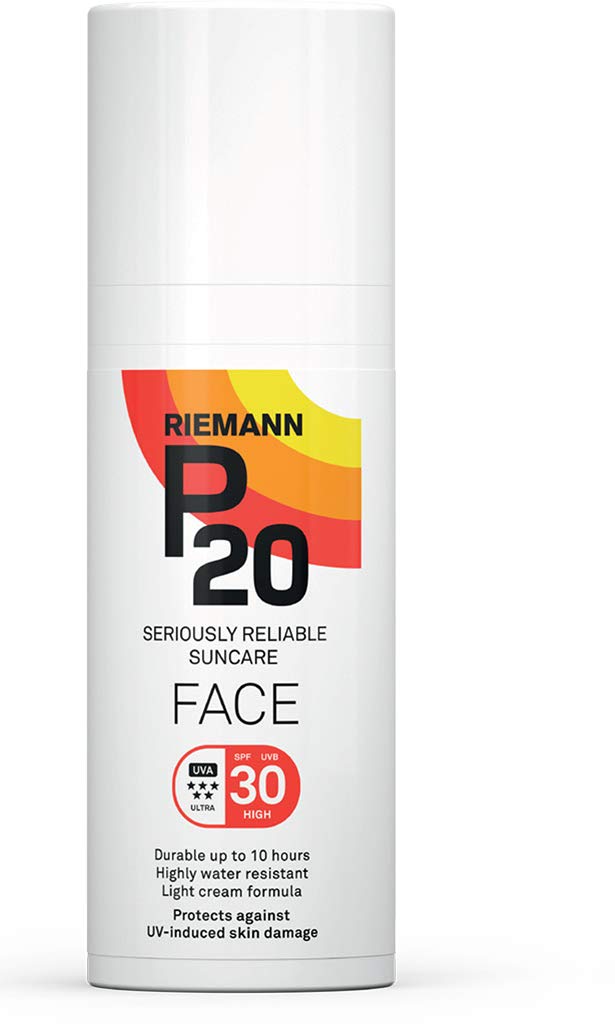 Riemann P20 Face Sun cream SPF30 50 g Long Lasting UVA and UVB Protection for up to 10 hours, Highly Water Resistant - BeesActive Australia