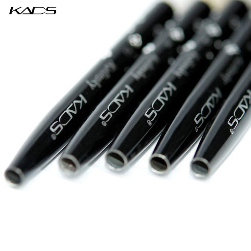 KADS Kolinsky Sable Acrylic Brush 5pcs/Set Size 2#/4#/6#/8#/10# Acrylic Brush Black Kolinsky Sable Acrylic Nail Brushes Set - BeesActive Australia