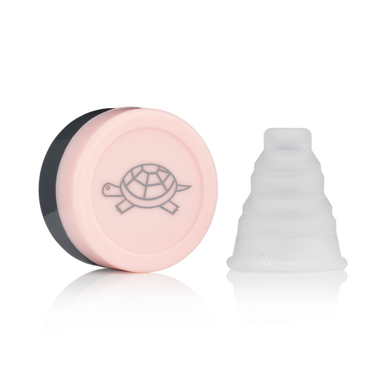 Funmicup No-stem Collapsible Menstrual Cup Period Cup for Those Who Have not had a Baby - Flexible and Reusable Menstrual Cups - Small - BeesActive Australia