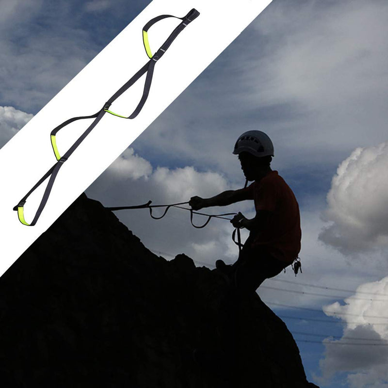 Wildken Climbing Aider 4 Step Foot Ascender Loop Climbing Rope Ladder Etrier Aid Tool for Rock Climbing Mountaineering Caving Rescue Aerial Work - BeesActive Australia
