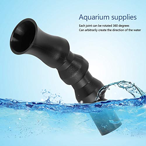 TOPINCN Aquarium Duck Flat Nozzle Flexible 360°Rotatable Duckbill Water Outlet Plastic Aquarium Water Outlet Duckbill Nozzle Pipe End Outflow Pump End Plumbing Fitting 25mm Tornado - BeesActive Australia