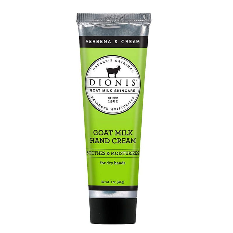 Dionis - Goat Milk Skincare Verbena & Cream Scented Hand Cream & Lotion Set (1 oz and 8.5 oz) - Made in the USA - Cruelty-free and Paraben-free - BeesActive Australia