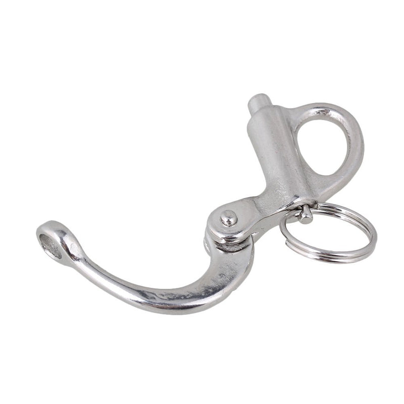 [AUSTRALIA] - CNBTR Fixed Snap Anchor Shackle Rigging 35mm 304 Stainless Steel Fixed Eye Bail with Eye Ring Pack of 5 