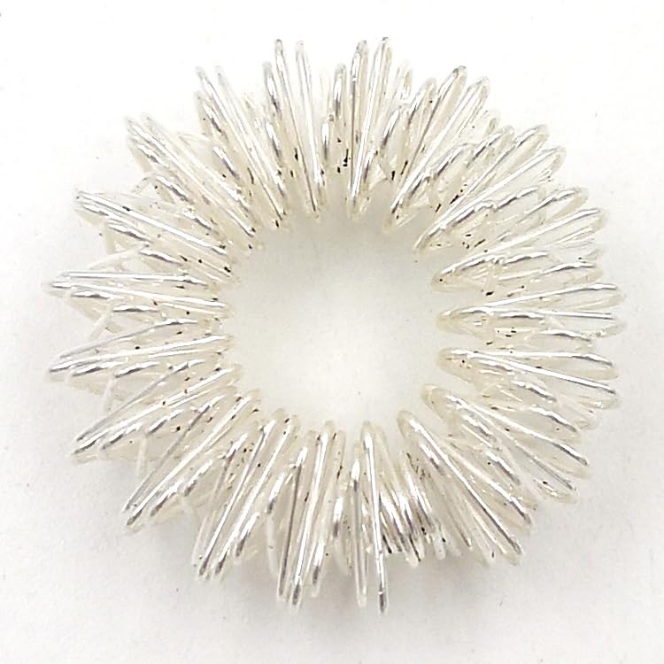 zalati Finger Massager 20pcs Finger Massage Rings Acupressure Massager for Teenagers, Adults, Stress Reducer - Gold & Silver - BeesActive Australia