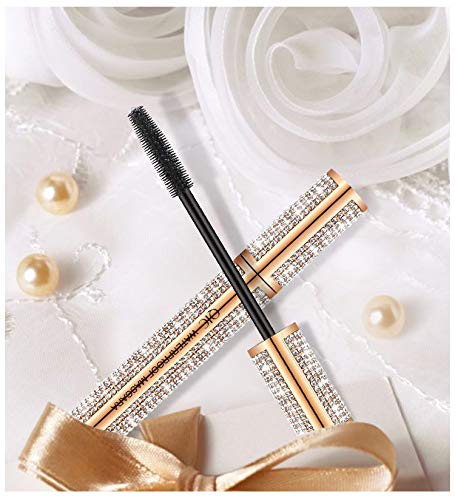 Diamond Glitter Bling Volume Lash Mascara Black Volume Thick Long Lasting Luxuriously Longer, Voluminous Eyelashes, Long-Lasting, Dramatic Extension,Smudge-proof (Queen Friday) Queen Friday - BeesActive Australia