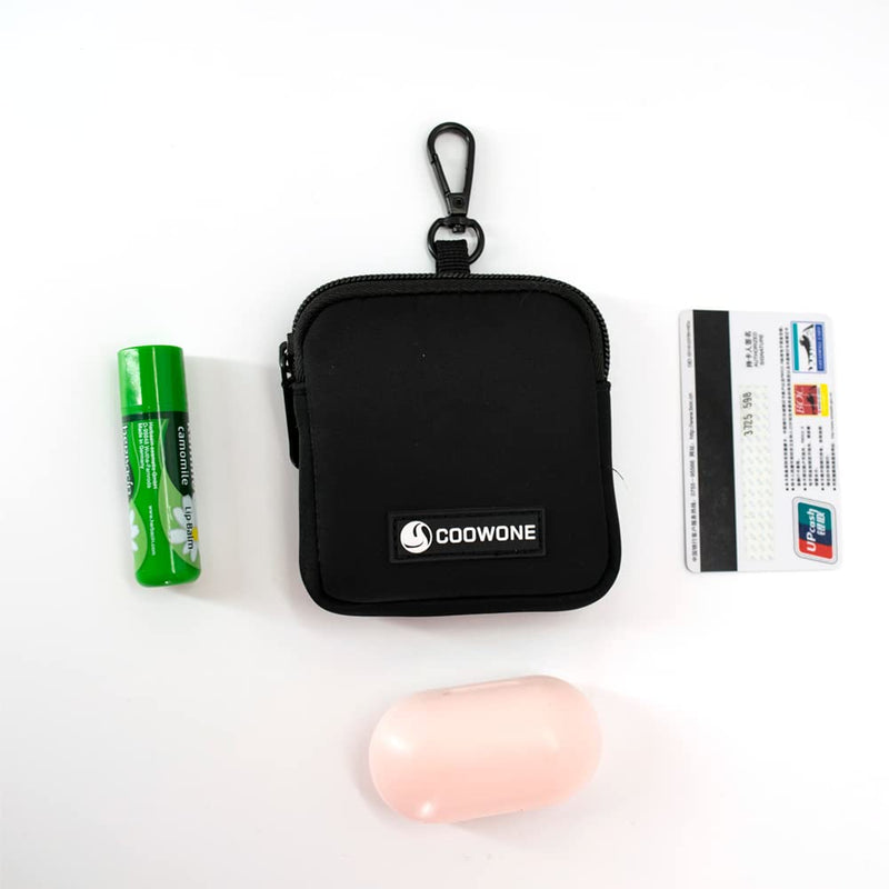 COOWONE Dog Training Treat Pouch for Treats, Kibbles, Toys, Fanny Pack with Small Pouch, Cross-Body Bag Built in Poop Bag Dispenser, Pet Food Carrier Bag Outdoor Travel Shoulder Bag Black - BeesActive Australia