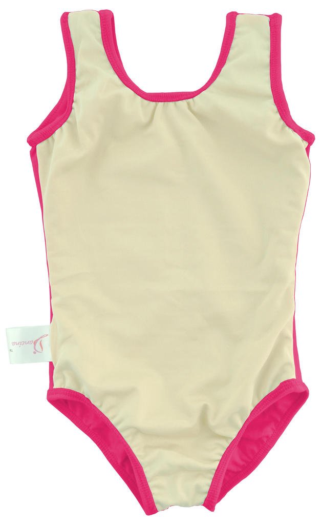 [AUSTRALIA] - Dancina Tank Top Leotard for Toddler and Girls 4 Hot Pink 