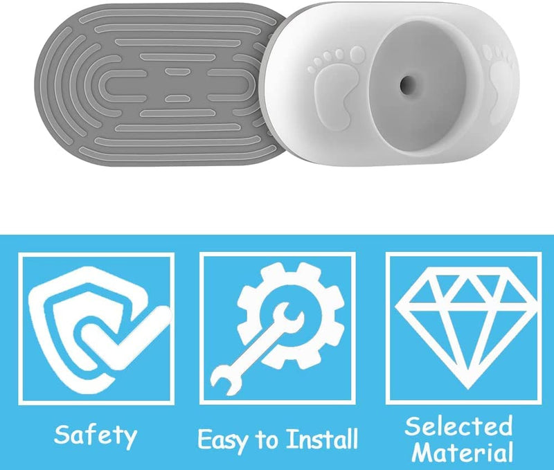 4 Pack Baby Gate Wall Protector, Protect Walls & Doorways for Pet & Dog Gates, Pressure Mounted on Stair Gate, No Screw Need (White) White - BeesActive Australia