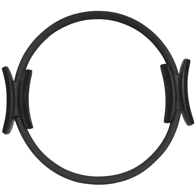 [AUSTRALIA] - ProsourceFit Pilates Resistance Ring 14" Dual Grip Handles for Toning and Fitness Black 