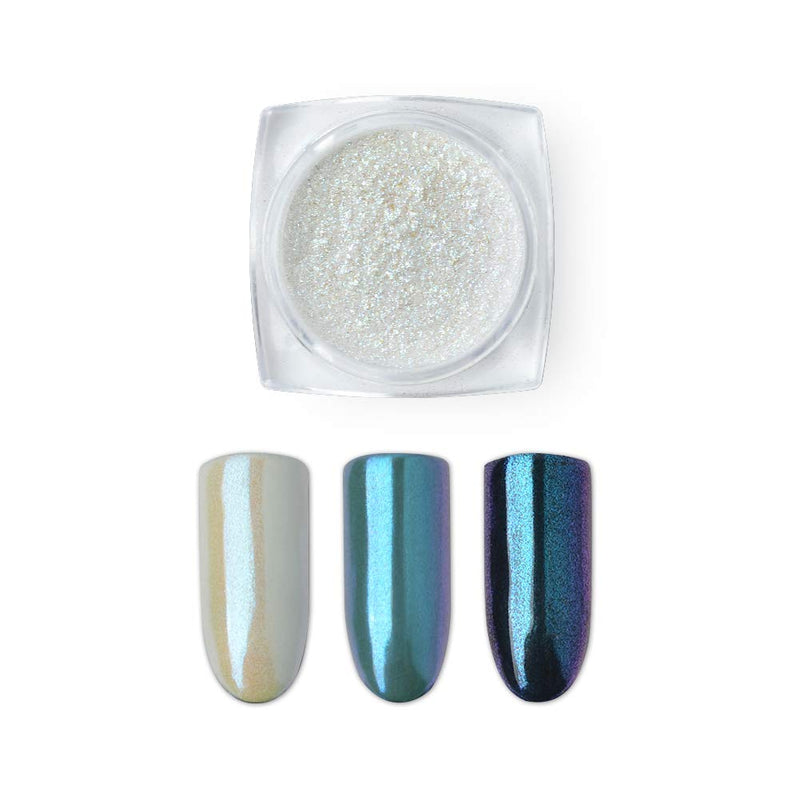 MEILINDS Nail Art Neon Powder Mirror Effect Glitter Chrome Pigment Dust Tips Manicure 1g Two Boxes - BeesActive Australia