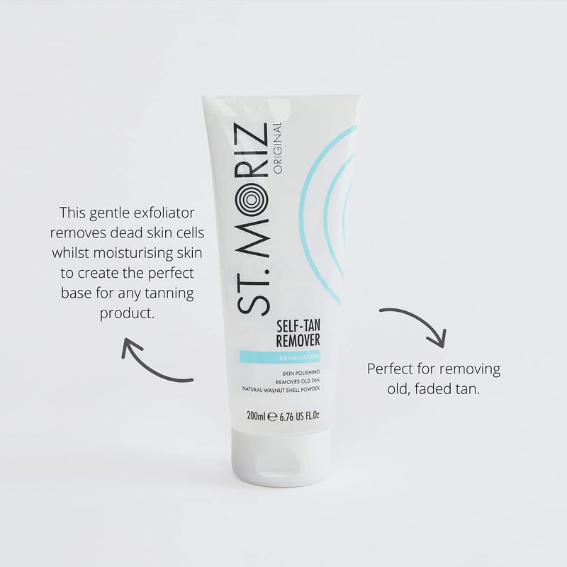 St Moriz Original Self Tan Remover Scrub | Exfoliating Fake Tan Remover Scrub | Removes Old Faded Fake Tan | Skin Polishing Body Scrub | Vegan | Dermatologically Tested | Cruelty Free | 200ml - BeesActive Australia