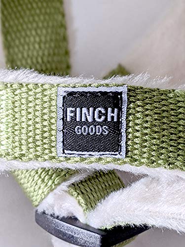 Cozy Natural Harness with Soft Lining Medium Sage Green - BeesActive Australia