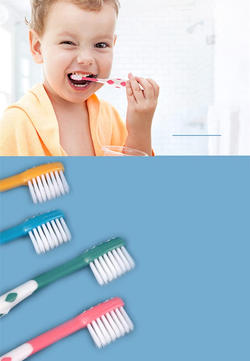 Kids Toothbrushes 3-5 Toddler Children's Manual Toothbrushes 2-3 Years Soft Bristles Kids Toothbrush for Boys Girls Child 2-5 Years 4 Pack - BeesActive Australia