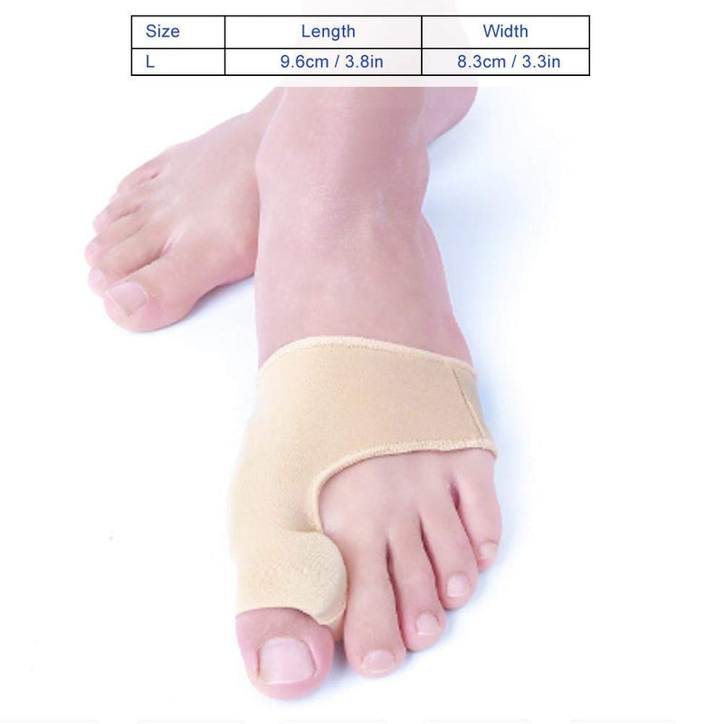 【𝐒𝐩𝐫𝐢𝐧𝐠 𝐒𝐚𝐥𝐞 𝐆𝐢𝐟𝐭】Toe Separator, Skin-Friendly Bunion Corrector, Sweat-Absorbing High Elasticity for Curled Pinky Toes Separate and Protect Foot Care Correction[L code] - BeesActive Australia