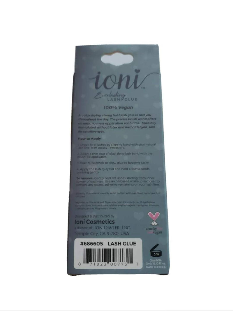 Ioni Cosmetics Everlasting Lash Glue - BeesActive Australia