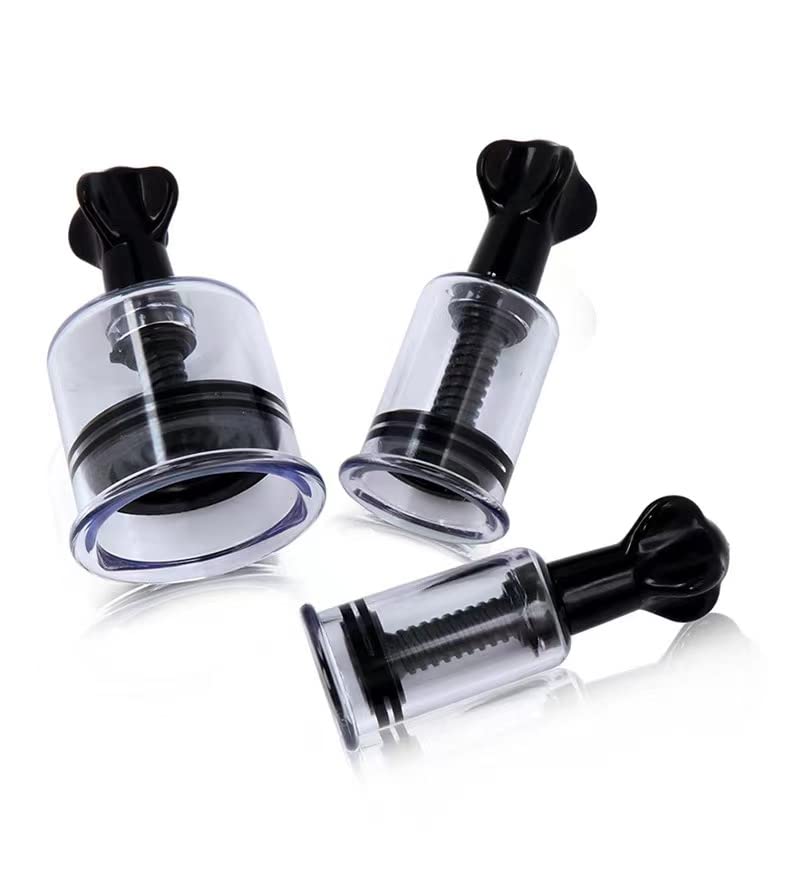 Angeer 2 Pcs/Set Cupping Set,Vacuum Twist Suction Cupping Device for Relaxation Pain Relief(S, Black) S - BeesActive Australia