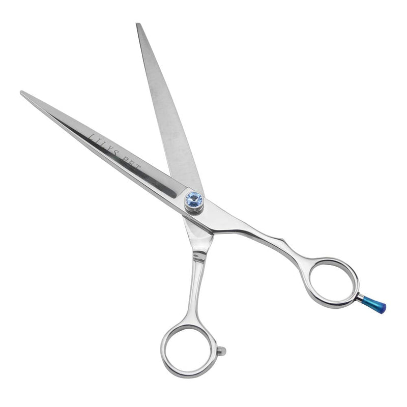 LILYS PET HIGH-END Series 7" or 8" or 9" or 10" Japanese 440C Stainless Steel Professional Pet Grooming Cutting Scissors with Beautiful Blue Screw 9" - BeesActive Australia